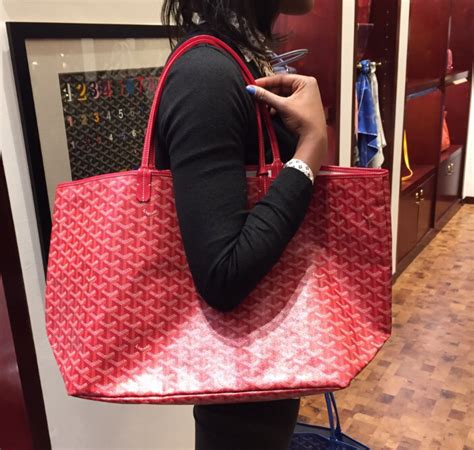 red goyard st louis pm|Goyard st louis gm size.